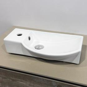 

Раковина COMFORTY 7947CR, правая, подвесная, цвет белый