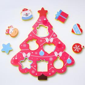 

Мозаика для игры в ванне "Елочка розовая: Снежная нежность"