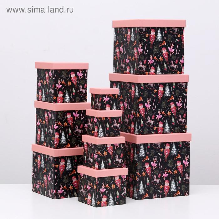 Набор коробок 10 в 1 Щелкунчик, 26,5 х 26,5 - 8,5 х 8,5 см