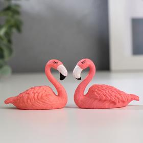 Сувенир пластик 'Розовый фламинго' МИКС 3,7х4,7х2,1 см Ош