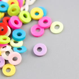 

Декор для творчества пластик "Кружочки" 10 гр 0,5х0,5 см