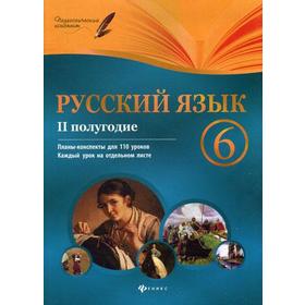 

Русский язык. 6 класс. 2 полугодие: планы-конспекты. 2-е издание. Челышева И. Л.