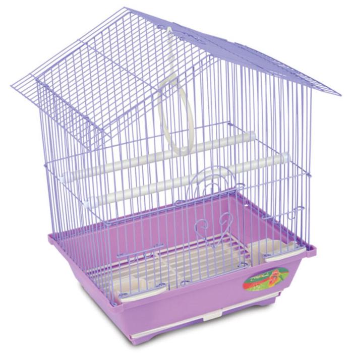 

Клетка Triol для птиц, эмаль, 30 х 23 х 39 см, микс цветов