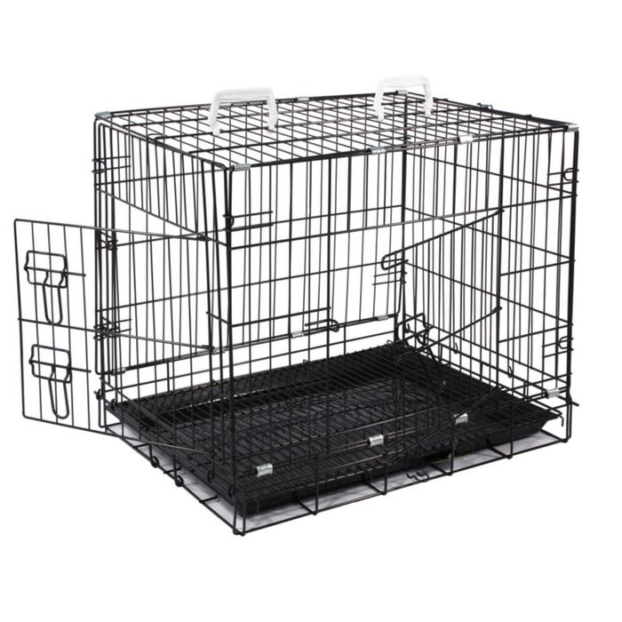 

Клетка Triol для животных c 2 дверцами, эмаль, 61 х 45,5 х 52 см, микс цветов