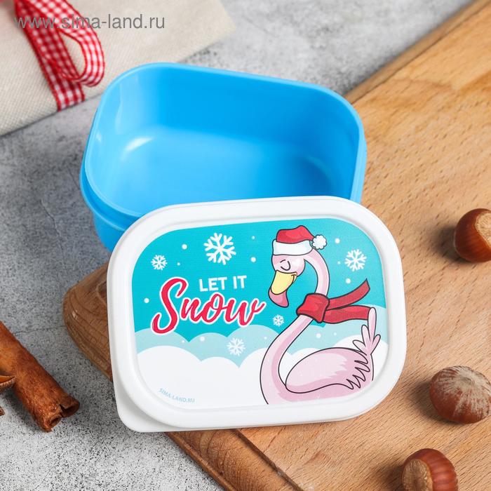 

Ланч - бокс «Let it snow, Зимний Фламинго» 150 мл