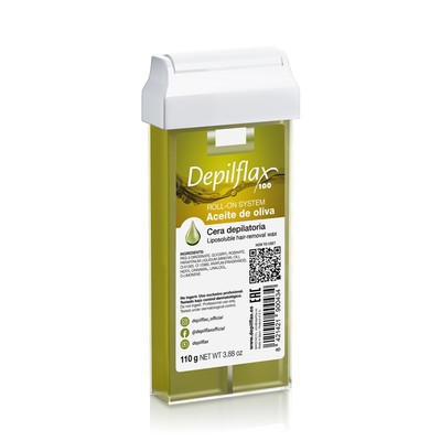 Воск для депиляции Depilflax100, оливковый, 110 г