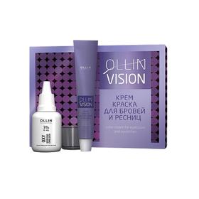 

Комплект для окрашивания бровей и ресниц Ollin Professional Vision, графит, 2 шт. по 20 мл