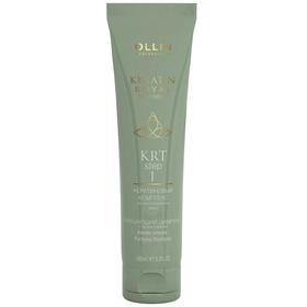 Шампунь для очищения волос Ollin Professional Keratin Royal Treatment, с кератином Step 1, 100 мл