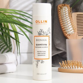 Шампунь для увлажнения и питания волос Ollin Professional Bionika, питание и блеск, 250 мл