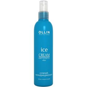 

Спрей-кондиционер для увлажнения и питания Ollin Professional Ice Cream, Antistatic effect, 250 мл