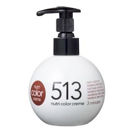 

Крем-маска для тонирования волос Revlon Professional Nutri Color, тон 513 холодный коричневый, 270 мл