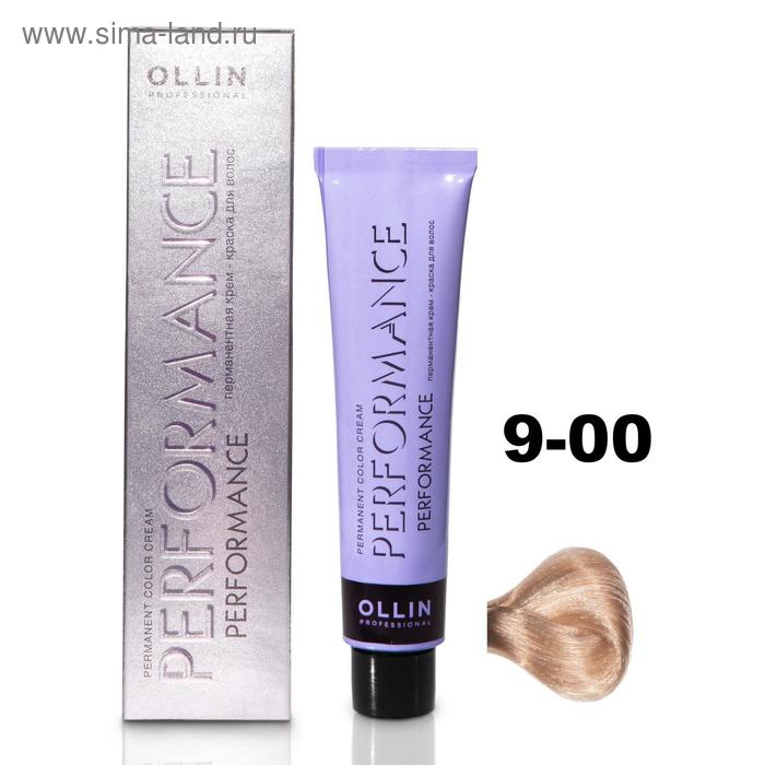 

Крем-краска для волос Ollin Professional Performance, тон 9/00 блондин глубокий, 60 мл