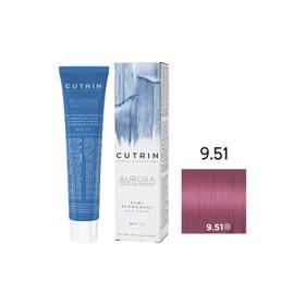 

Крем-краситель для окрашивания волос Cutrin Aurora Demi Permanent, тон 9.51 ледяная роза, 60 мл