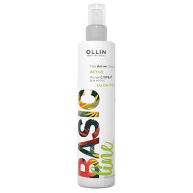 

Спрей-актив для ухода за волосами Ollin Professional Basic Line, 250 мл