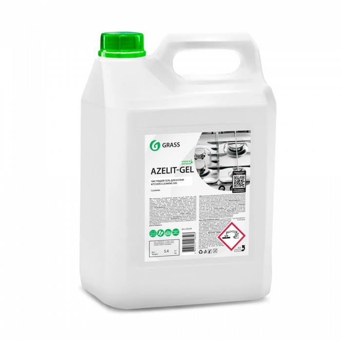 Чистящее средство Grass Azelit-gel, для кухни, 5.6 л средство чистящее для кухни grass azelit 5 л