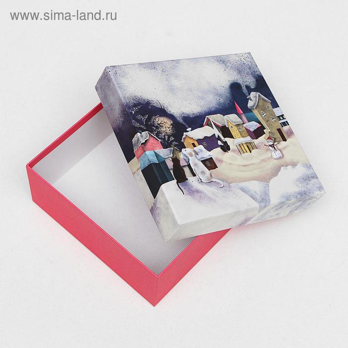 Купить Набор коробок 3 в 1 "Зимние вечера", 19 х 19 х 9,5 - 15,5 х 15,5 х 6,5 см у ООО "Компания АЛТИС-Пермь" Набор коробок 3 в 1 "Зимние вечера", 19 х 19 х 9,5 - 15,5 х 15,5 х 6,5 см