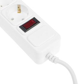 

Сетевой фильтр 5bites SP6W-118 6S, 6 розеток, 1.8 м, 10 А, 3х0.75 мм2, с выкл., белый
