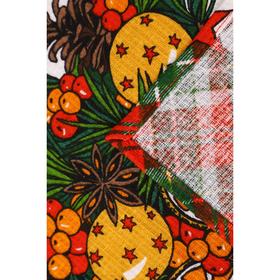 

Полотенце вафельное Мандариновое настроение рис.3 (пакет) 45х60см, хлопок 100%, 170г/м2