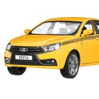 Машина металл «Lada Такси» 1:24, инерция, цвет жёлтый, открываются двери, капот и багажник, световые и звуковые эффекты - Фото 5