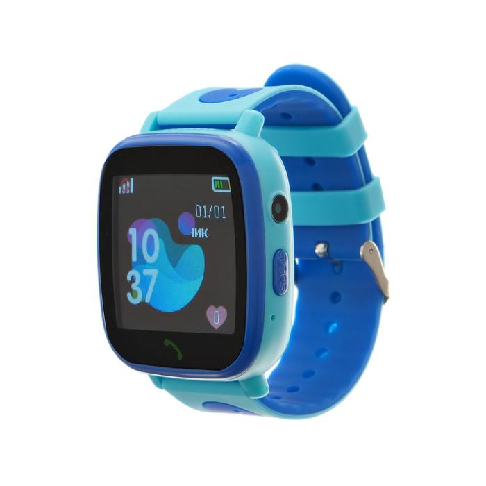 фото Смарт-часы prolike plsw11bl, детские, цветной дисплей 1.44", ip67, 400 мач, голубые