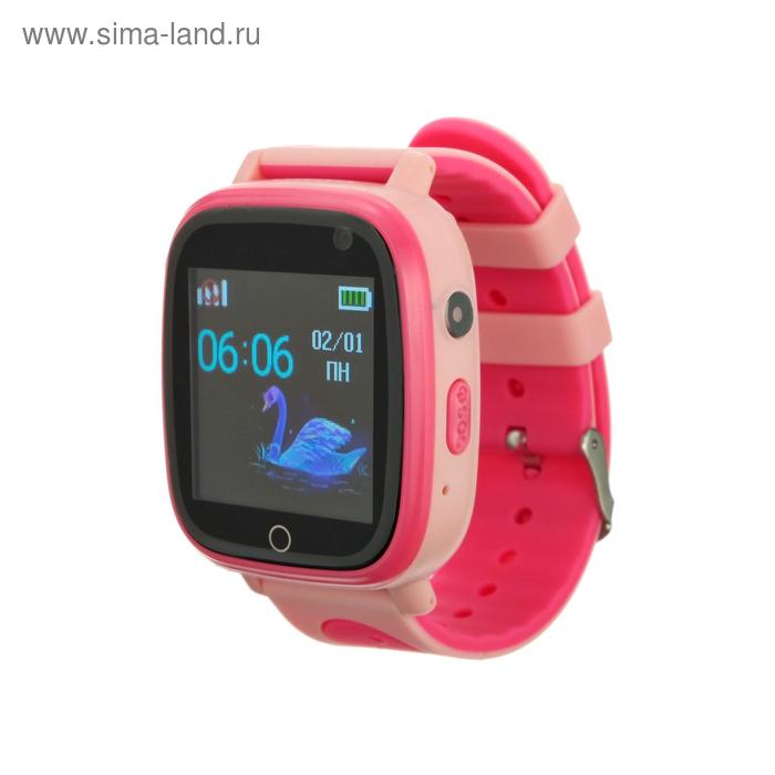 фото Смарт-часы prolike plsw11pn, детские, цветной дисплей 1.44", ip67, 400 мач, розовые
