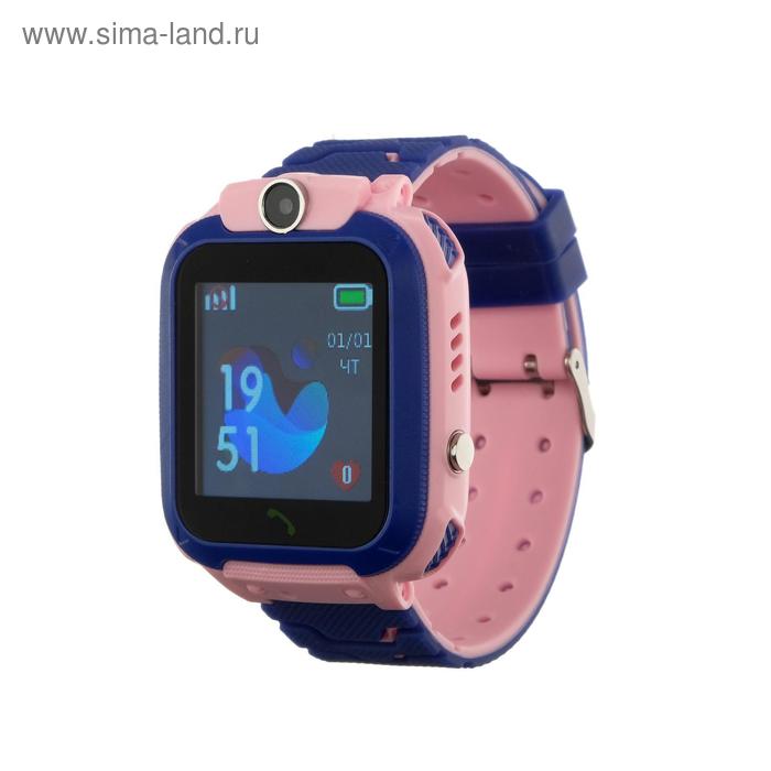 фото Смарт-часы prolike plsw12pn, детские, цветной дисплей 1.44", ip67, 400 мач, розовые