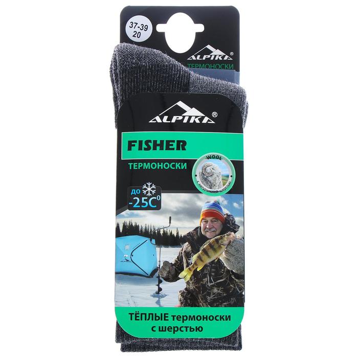 

Термоноски Alpika Fisher, до -25°С, размер 37-39