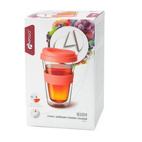 

Стакан с двойными стенками с крышкой Apollo Warm, 350 мл