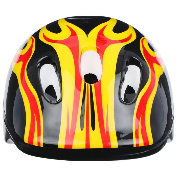 Шлем защитный детский OT-H6, размер M (55-58 см), цвет чёрный