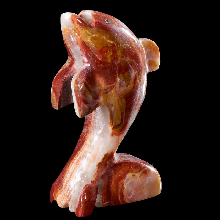 фигурка Дельфин 4" оникс 10*3*1 см