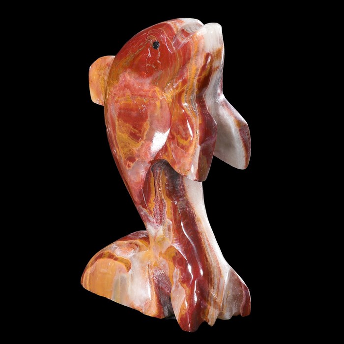 фигурка Дельфин 4" оникс 10*3*1 см