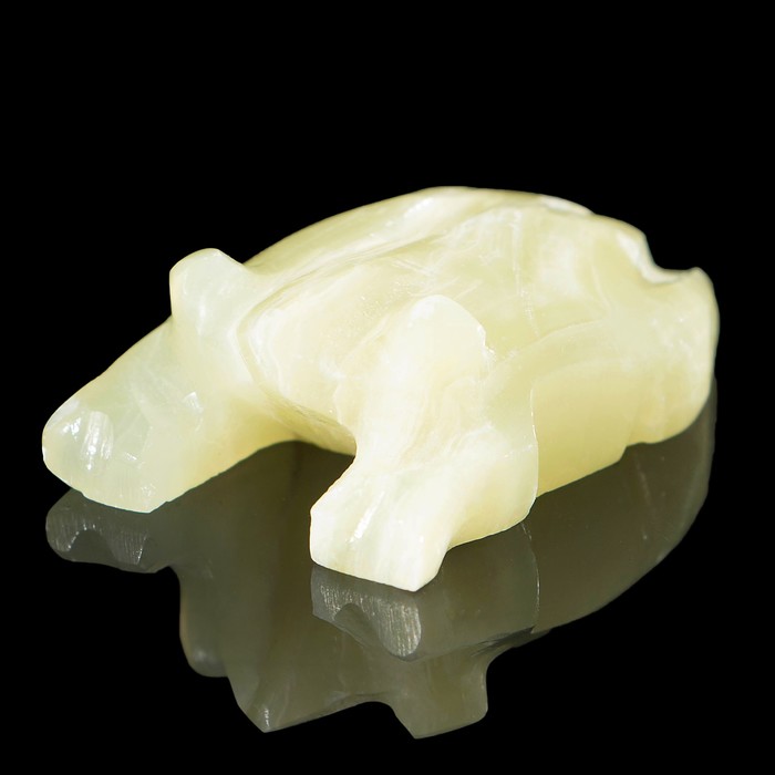 Сувенир Жаба 2" 5х3х3 см оникс