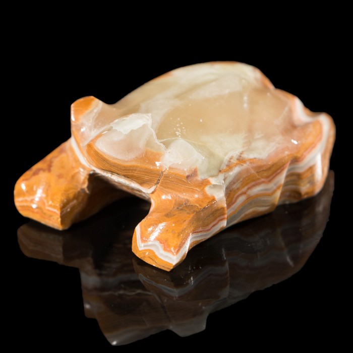 Сувенир Жаба 2" 5х3х3 см оникс