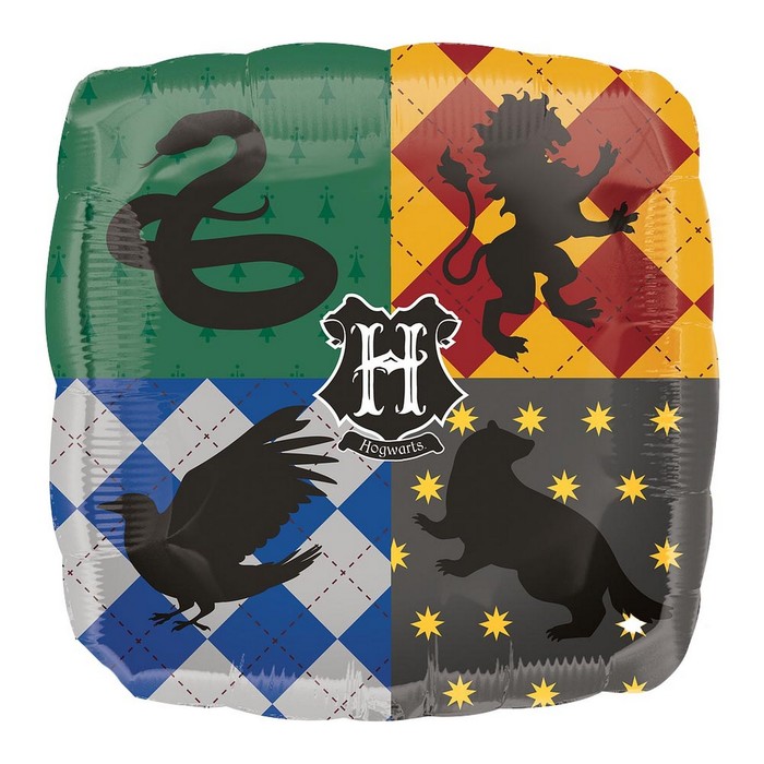 Шар фольгированный 18 «Гарри Поттер», квадрат шар фольгированный 27 гарри поттер герб хогвартса фигура