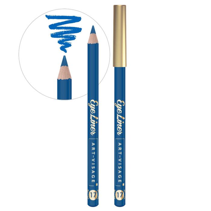 Карандаш для глаз Art-Visage Eye liner, тон 17 синий карандаш для глаз art visage eye liner 16 серебро
