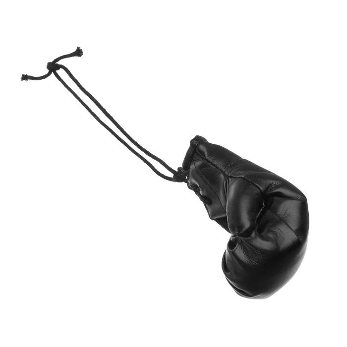 Украшение на зеркало "Боксерская перчатка", 9×5 см, черный
