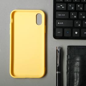 

Чехол для iPhone Xr,TPU, желтый