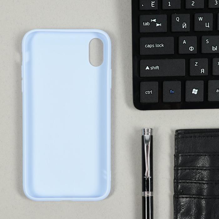 

Чехол LuazON, для телефона iPhone XR, TPU, сиреневый