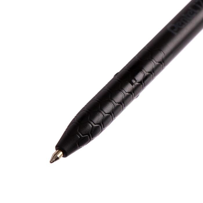 фото Ручка шариковая pentel izee, синий матовый корпус, металлический клип, узел 0.7 мм, чернила черные