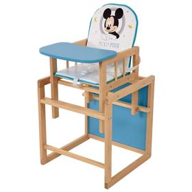 

Стул детский трансформируемый Polini kids Disney baby 255 «Микки Маус», цвет натуральный-бирюзовый
