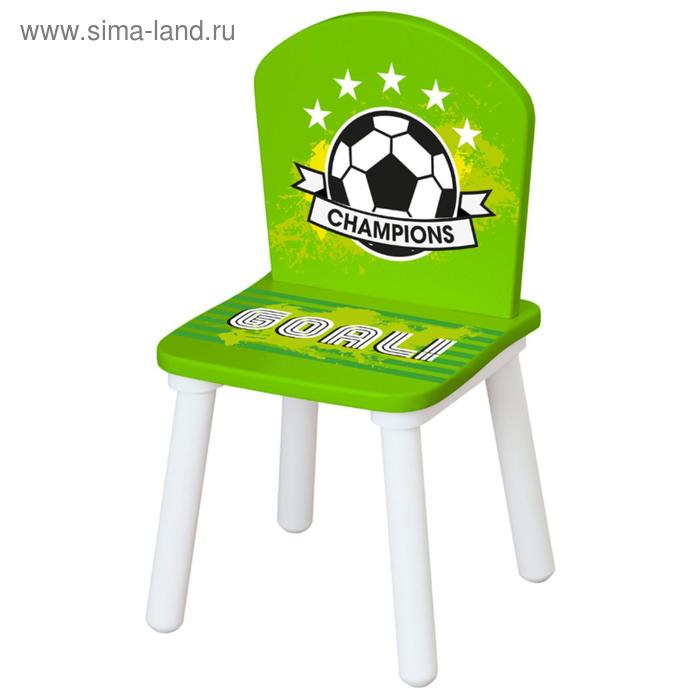 цена Стул для комплекта детской мебели Polini kids Fun 145 S «Футбол», цвет зеленый