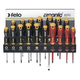 

Набор отверток Felo Ergonic и отверток VDE 40091743, на стальной стойке, SL/PZ/PH/Tx, 17 шт. 53532