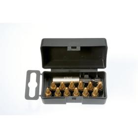 

Набор бит Felo 02291076, серия TiN, с держателем бит, PZ/PH, в кейсе, 13 шт.