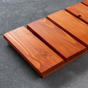 Столик на ванну деревянный "Натурал" накладной, светлый, 80×24×5 см от Сима-ленд