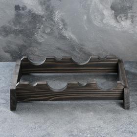 

Подставка для вина настольная "Свенсон", тёмная, 40×31×9 см