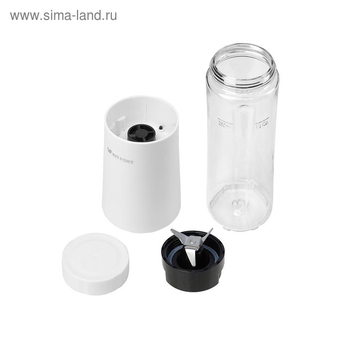 Купить Блендер Shake & Take Kitfort KT-1311-3, стационарный, 150 Вт, 0.28 л, 1 скорость, белый Блендер Shake & Take Kitfort KT-1311-3, стационарный, 150 Вт, 0.28 л, 1 скорость, белый