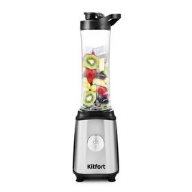 

Блендер Shake Take Kitfort KT-1352, стационарный, 35 Вт, 0.6 л, 1 скорость, серебристый