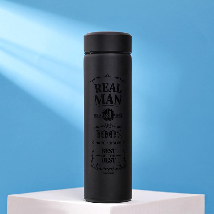 

Термос Real man, 500 мл, сохраняет тепло 12-14 ч