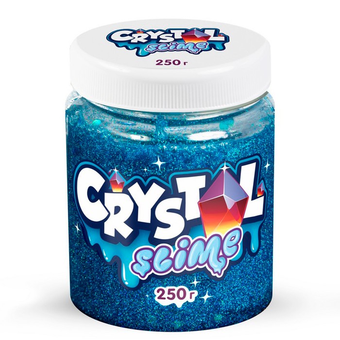 

Слайм ТМ «Slime» Crystal slime, голубой, 250 г