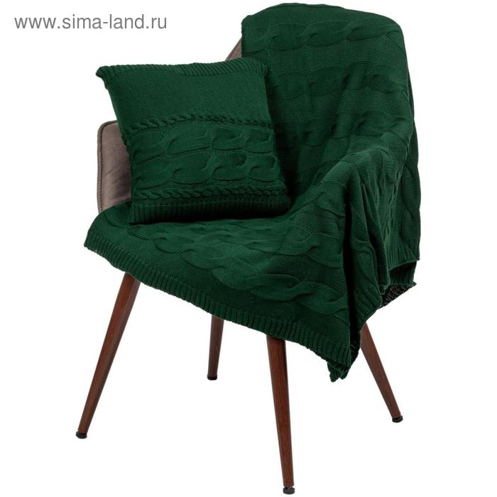 

Подушка Stille, размер 35x35 см, цвет зелёный